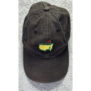 Masters Golf Baseball Cap Hat Dark Gray Embroidered American Needle‎ Pre-Owned